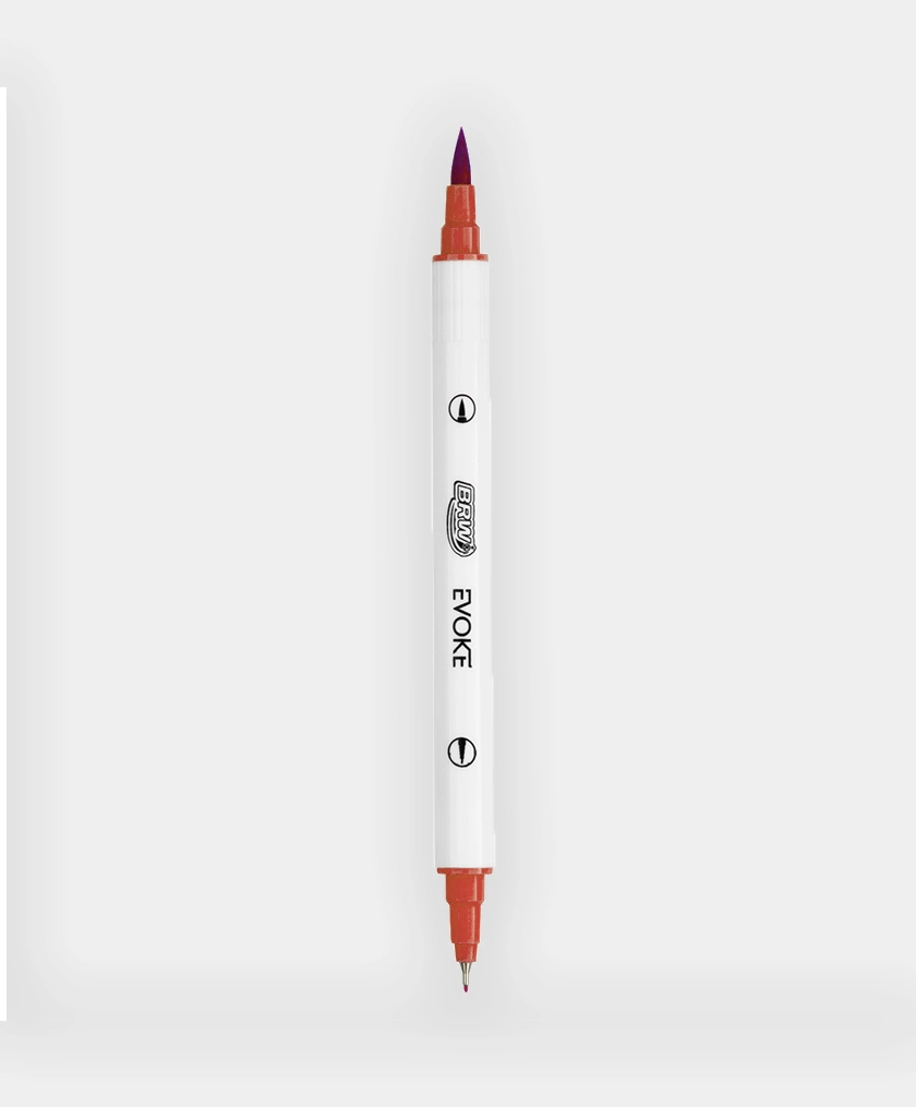 brush pen dua brw vermelha-2