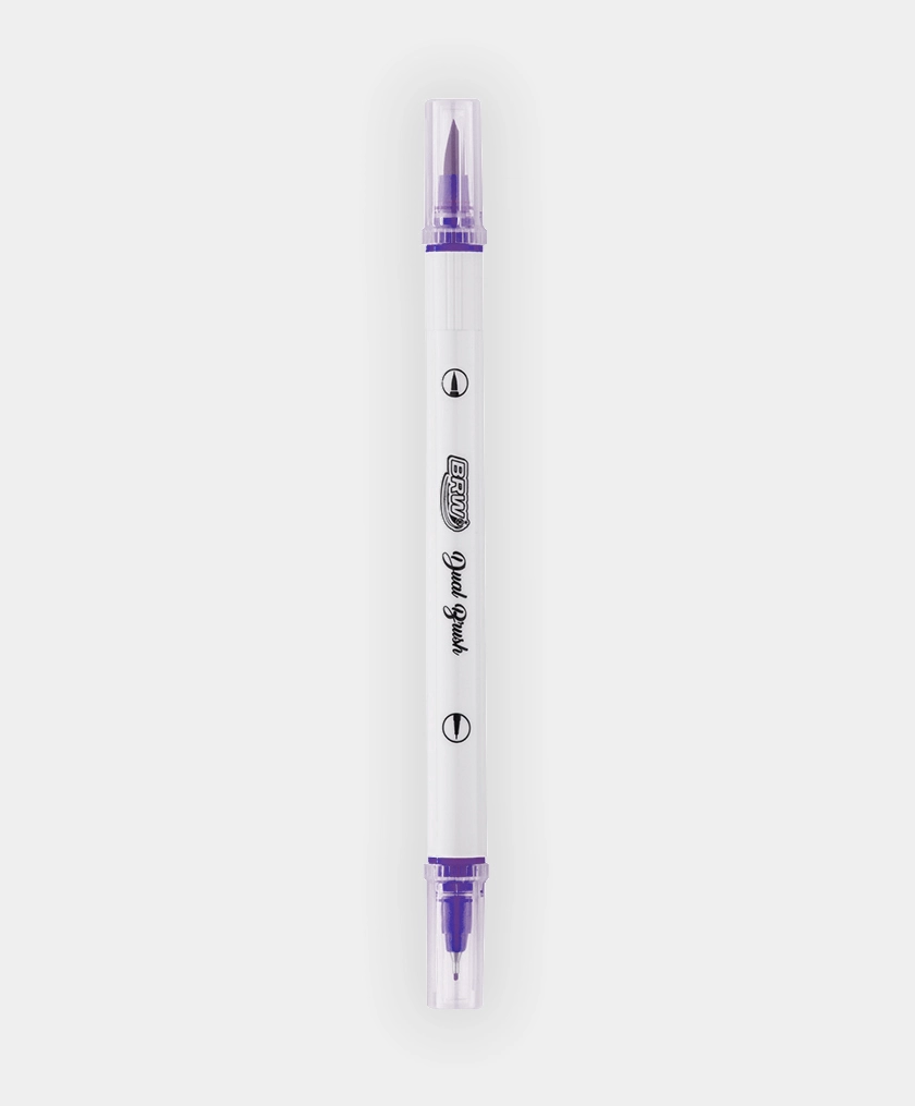 brush pen dual brw roxa