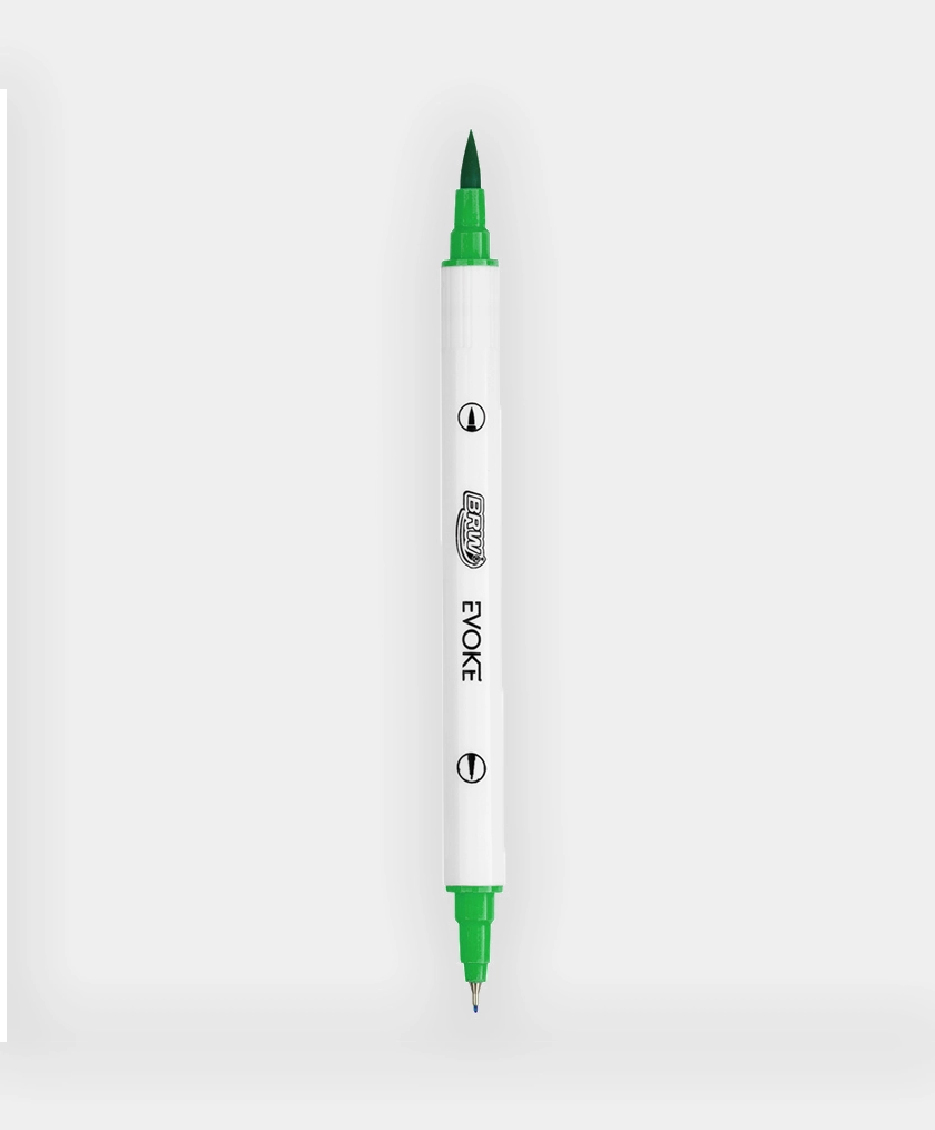 brush pen dual brw verde-2